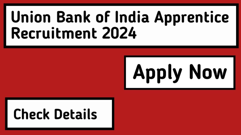 Union Bank of India Apprentice Recruitment 2024