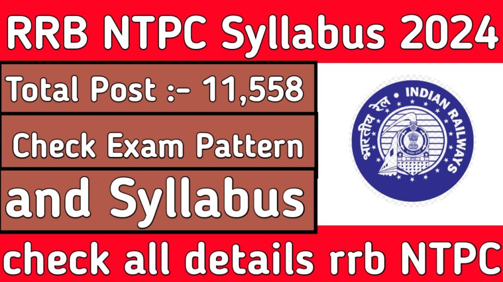 RRB NTPC Syllabus 2024